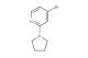 4-bromo-2-pyrrolidin-1-ylpyridine