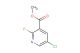 5-chloro-2-fluoronicotinic acid methyl ester