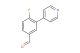4-fluoro-3-(pyridin-4-yl)benzaldehyde