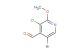 5-bromo-3-chloro-2-methoxypyridine-4-carboxaldehyde