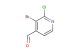 3-bromo-2-chloropyridine-4-carboxaldehyde