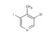 3-bromo-5-iodo-4-methylpyridine