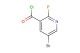 5-bromo-2-fluoro-3-pyridinecarbonyl chloride