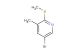 5-bromo-3-methyl-2-(methylthio)pyridine