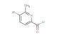 3-bromo-2-methylpyridine-6-carbonyl chloride