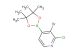 3-bromo-2-chloro-4-(4,4,5,5-tetramethyl-1,3,2-dioxaborolan-2-yl)pyridine