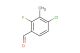 4-chloro-2-fluoro-3-methylbenzaldehyde