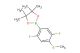 2-(2,5-difluoro-4-(methylthio)phenyl)-4,4,5,5-tetramethyl-1,3,2-dioxaborolane
