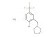 1-[[2-bromo-5-(trifluoromethyl)phenyl]methyl]-pyrrolidine hydrochloride