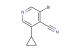 3-bromo-5-cyclopropylisonicotinonitrile
