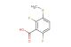 2,6-difluoro-3-(methylthio)benzoic acid