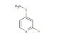 2-fluoro-4-(methylthio)pyridine