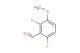 2,6-difluoro-3-(methylthio)benzaldehyde