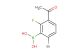 3-acetyl-6-bromo-2-fluorophenylboronic acid