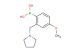 4-methoxy-2-(pyrrolidin-1-ylmethyl)phenylboronic acid