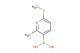 2-methyl-6-(methylthio)-3-pyridylboronic acid