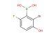 2-bromo-6-fluoro-3-hydroxyphenylboronic acid