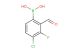 4-chloro-3-fluoro-2-formylphenylboronic acid