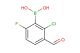 2-chloro-6-fluoro-3-formylphenylboronic acid