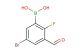 5-bromo-2-fluoro-3-formylphenylboronic acid