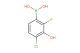 4-chloro-2-fluoro-3-hydroxyphenylboronic acid