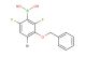 3-benzyloxy-4-bromo-2,6-difluorophenylboronic acid