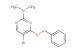 4-benzyloxy-5-bromo-2-(N,N-dimethylamino)pyrimidine