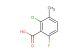 2-chloro-6-fluoro-3-methylbenzoic acid