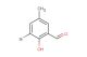 3-bromo-2-hydroxy-5-methylbenzaldehyde