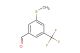 3-(methylthio)-5-(trifluoromethyl)benzaldehyde
