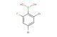 2,4-dibromo-6-fluorophenylboronic acid