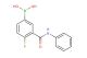 4-fluoro-3-(phenylcarbamoyl)phenylboronic acid