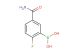 (5-carbamoyl-2-fluorophenyl)boronic acid