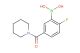 2-fluoro-5-(piperidine-1-carbonyl)phenylboronic acid