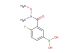 4-fluoro-3-[(N-methoxy-N-methyl)carbamoyl]phenylboronic acid