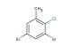 2-chloro-3,5-dibromotoluene