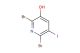 2,6-dibromo-5-iodopyridin-3-ol