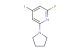 2-fluoro-4-iodo-6-(pyrrolidin-1-yl)pyridine