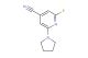 2-fluoro-6-(pyrrolidin-1-yl)isonicotinonitrile