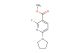 methyl 2-fluoro-6-(pyrrolidin-1-yl)nicotinate