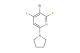 3-bromo-2-fluoro-4-iodo-6-(pyrrolidin-1-yl)pyridine