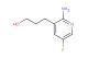 3-(2-amino-5-fluoropyridin-3-yl)propan-1-ol