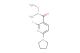 2-fluoro-N-methoxy-N-methyl-6-(pyrrolidin-1-yl)nicotinamide