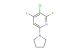 3-chloro-2-fluoro-4-iodo-6-(pyrrolidin-1-yl)pyridine