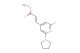 (E)-methyl 3-(2-fluoro-6-(pyrrolidin-1-yl)pyridin-4-yl)acrylate