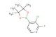 3-chloro-2-fluoro-4-(4,4,5,5-tetramethyl-1,3,2-dioxaborolan-2-yl)pyridine