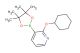 2-(cyclohexyloxy)-3-(4,4,5,5-tetramethyl-1,3,2-dioxaborolan-2-yl)pyridine
