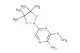 3-methoxy-5-(4,4,5,5-tetramethyl-1,3,2-dioxaborolan-2-yl)pyrazin-2-amine