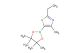 2-ethyl-4-methyl-5-(4,4,5,5-tetramethyl-1,3,2-dioxaborolan-2-yl)thiazole