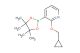 2-(cyclopropylmethoxy)-3-(4,4,5,5-tetramethyl-1,3,2-dioxaborolan-2-yl)pyridine